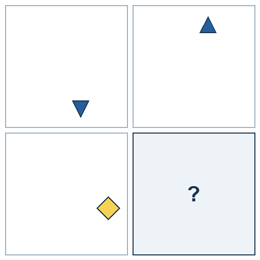 2 rows of paired geometric pictures. The final picture is missing.