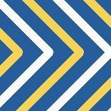 Square pattern piece. Edge positions run from 0 to 159. top edge: white 0–4, blue 5–31, yellow 32–48, blue 49–75, white 76–92, blue 93–119, yellow 120–136, blue 137–159; bottom edge: blue 0–22, yellow 23–39, blue 40–66, white 67–83, blue 84–110, yellow 111–127, blue 128–154, white 155–159; left edge: white 0–12, blue 13–39, yellow 40–56, blue 57–93, yellow 94–110, blue 111–137, white 138–154, blue 155–159; right edge: blue 0–22, yellow 23–39, blue 40–66, white 67–83, blue 84–110, yellow 111–127, blue 128–154, white 155–159.