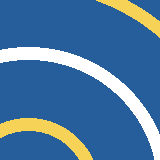 Square pattern piece. Edge positions run from 0 to 159. top edge: blue 0–95, yellow 96–127, blue 128–159; bottom edge: blue 0–78, yellow 79–92, blue 93–153, white 154–159; left edge: blue 0–49, white 50–62, blue 63–123, yellow 124–137, blue 138–159; right edge: blue 0–20, yellow 21–37, blue 38–133, white 134–159.
