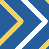 Square pattern piece. Edge positions run from 0 to 159. top edge: yellow 0–11, blue 12–67, white 68–90, blue 91–146, yellow 147–159; bottom edge: blue 0–46, white 47–69, blue 70–125, yellow 126–148, blue 149–159; left edge: yellow 0–11, blue 12–126, yellow 127–149, blue 150–159; right edge: yellow 0–12, blue 13–125, yellow 126–148, blue 149–159.