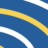Square pattern piece. Edge positions run from 0 to 159. top edge: blue 0–76, white 77–130, blue 131–159; bottom edge: yellow 0–13, blue 14–92, white 93–112, blue 113–159; left edge: blue 0–26, yellow 27–44, blue 45–87, white 88–105, blue 106–150, yellow 151–159; right edge: blue 0–13, white 14–32, blue 33–95, yellow 96–120, blue 121–159.