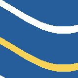 Square pattern piece. Edge positions run from 0 to 159. top edge: white 0–4, blue 5–159; bottom edge: white 0–9, blue 10–159; left edge: white 0–12, blue 13–75, yellow 76–90, blue 91–153, white 154–159; right edge: blue 0–50, white 51–64, blue 65–128, yellow 129–142, blue 143–159.
